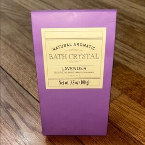 Natural Aromatic Lavender Bath Crystal - Purple NWT
